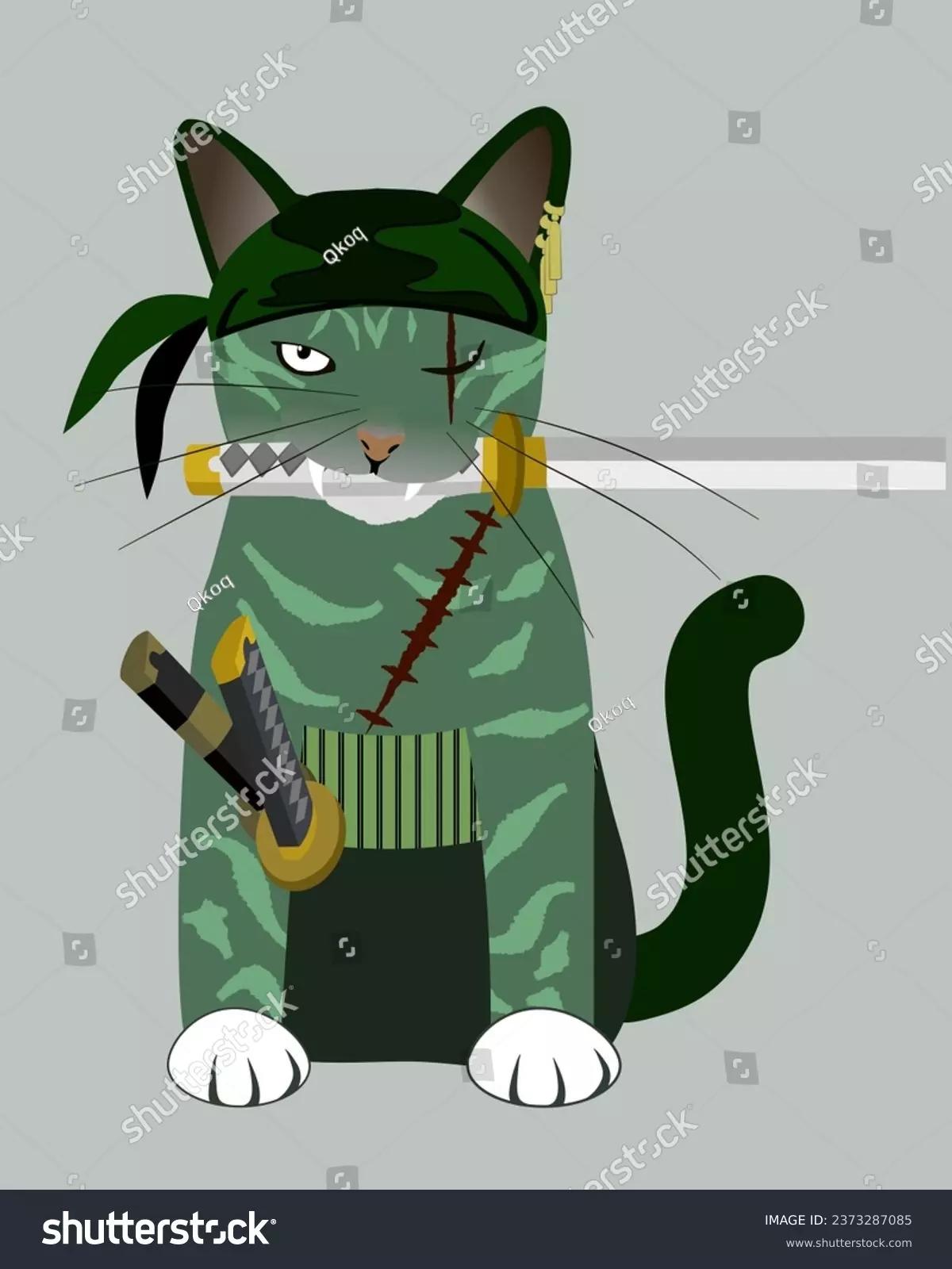 Roronoa Zoro (Cat Version) thumbnail