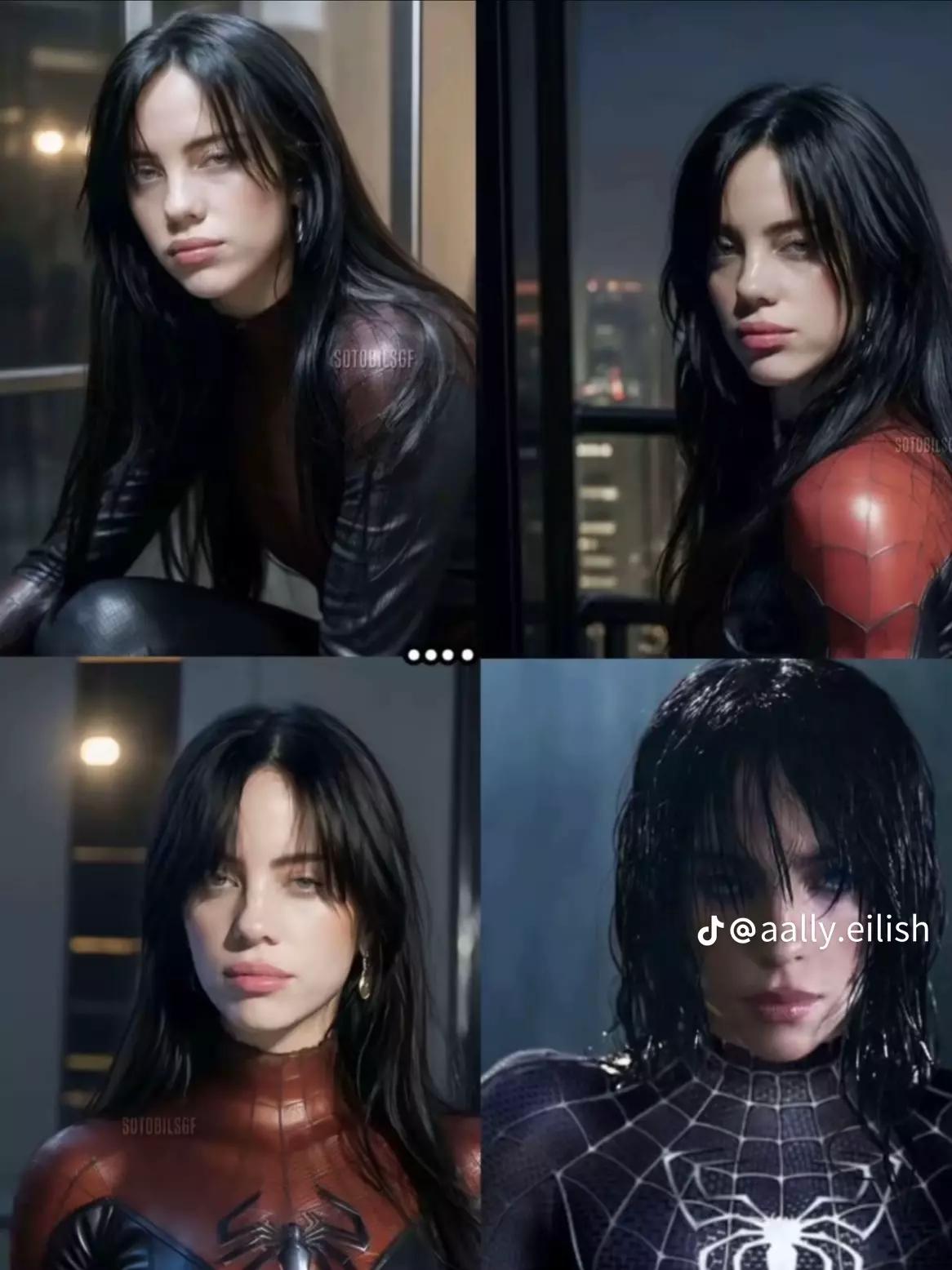 Billie eilish (spiderman) thumbnail