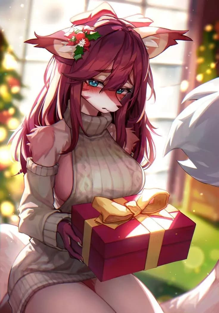 Furry-chan christmas thumbnail