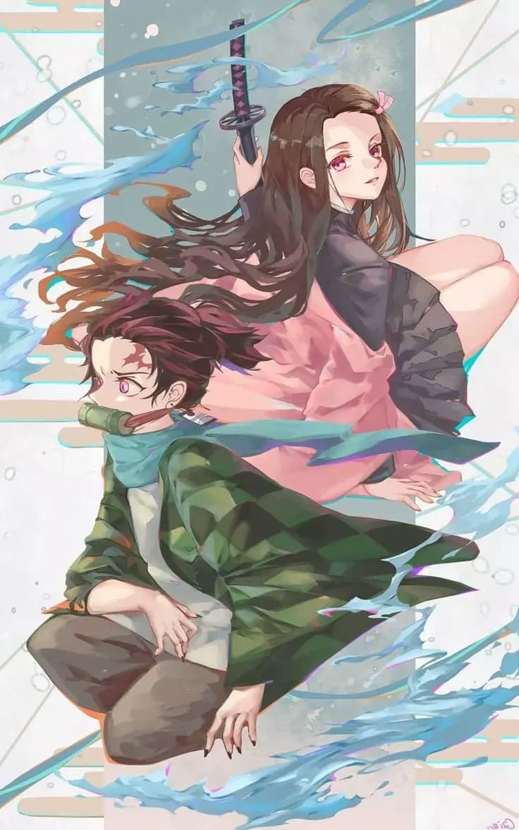Nezuko Kamado (demon hunter and her demon brother) thumbnail