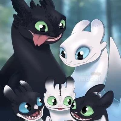 Toothless and Light Fury thumbnail