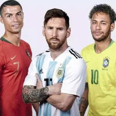 CR7, Lionel Messi and Neymar Jr. thumbnail