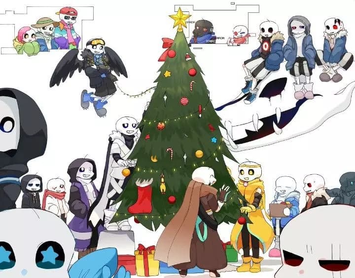 Christmas with Sans au thumbnail
