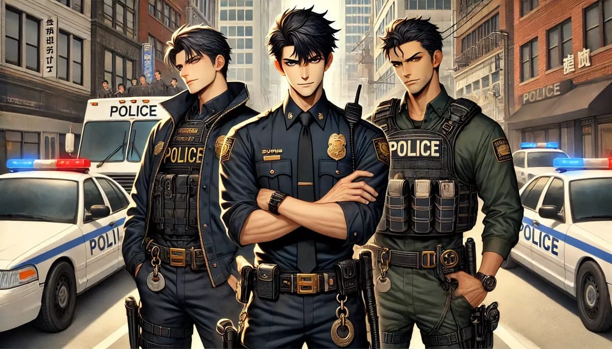 The three police officers (Heitor, Alexander and Marlon) thumbnail
