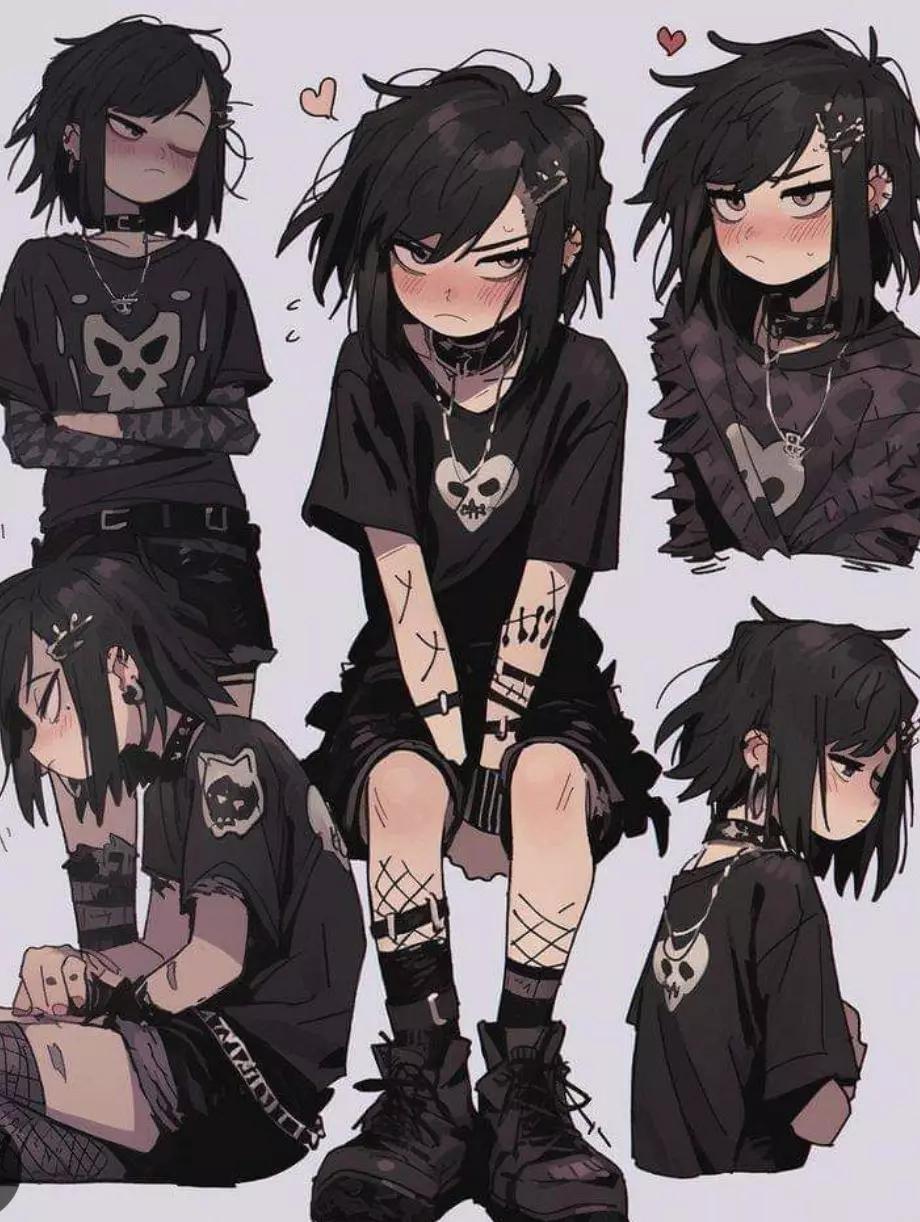 Kai - a cute goth femboy  thumbnail