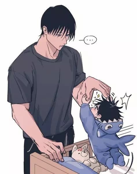 Toji and his son Megumi thumbnail