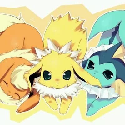 Flareon, Jolteon, Vaporeon thumbnail