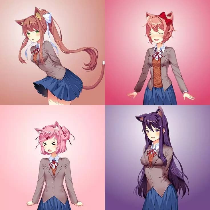 ddlc neko thumbnail