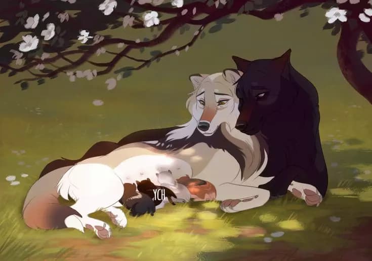 Protective wolf thumbnail