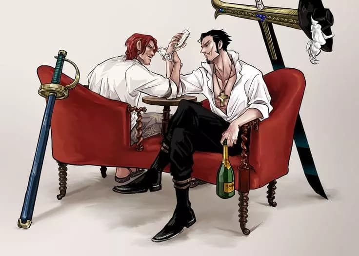 Mihawk and Shanks thumbnail