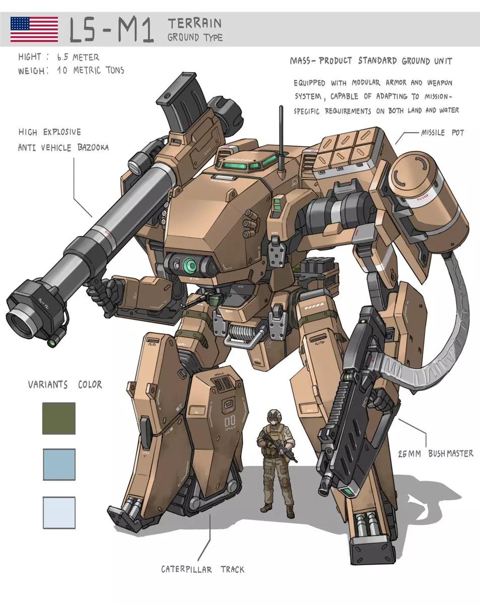 Mech pilot, Mechanized infantry  thumbnail