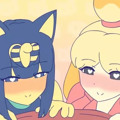 Isabelle and Ankha thumbnail