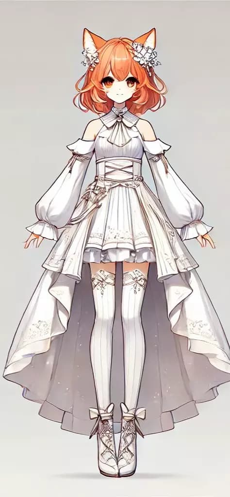 White Ego Cat Girl thumbnail