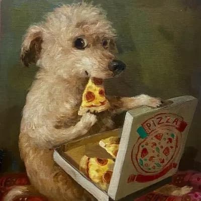 Greedy dog thumbnail