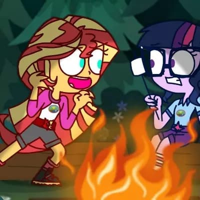 Sunset Shimmer and Twilight Sparkle thumbnail