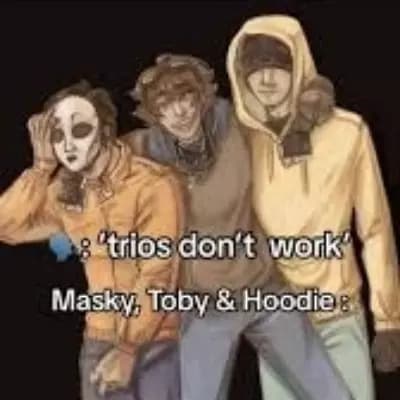 masky hoodie and ticci toby thumbnail