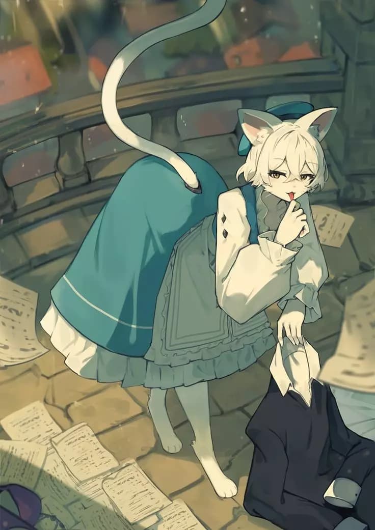 Furry Alih cat maid (medieval century) thumbnail