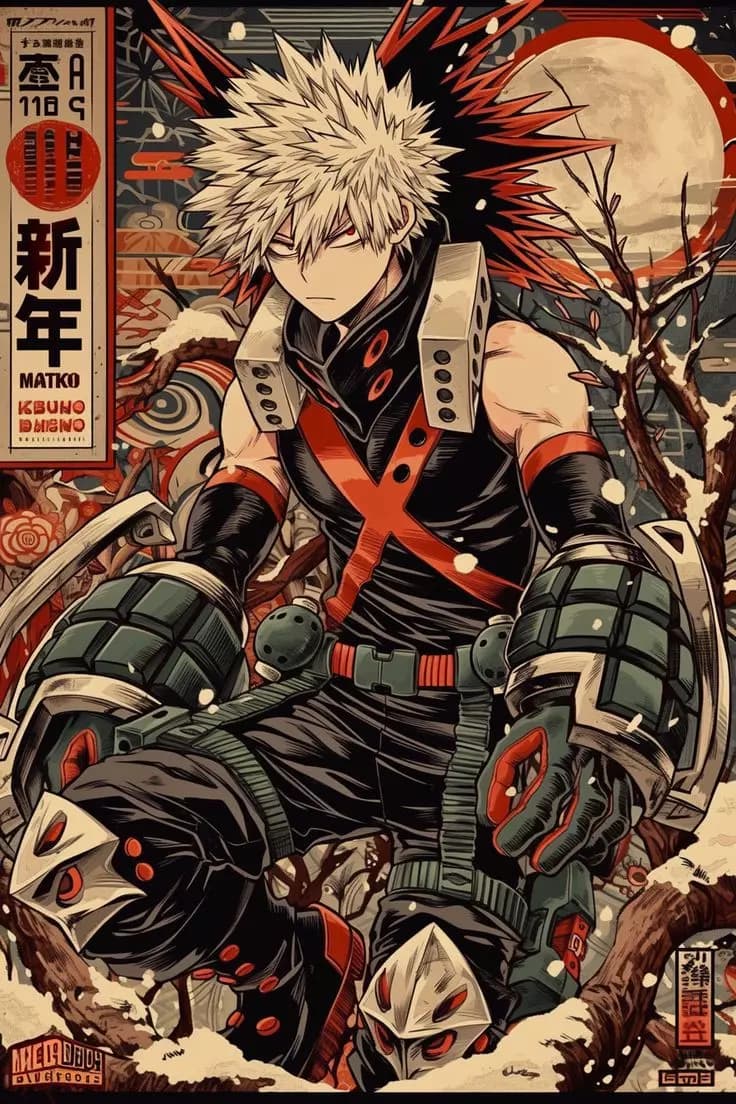 Katsuki Bakugou (credits: @andreas.r de hi ai) thumbnail