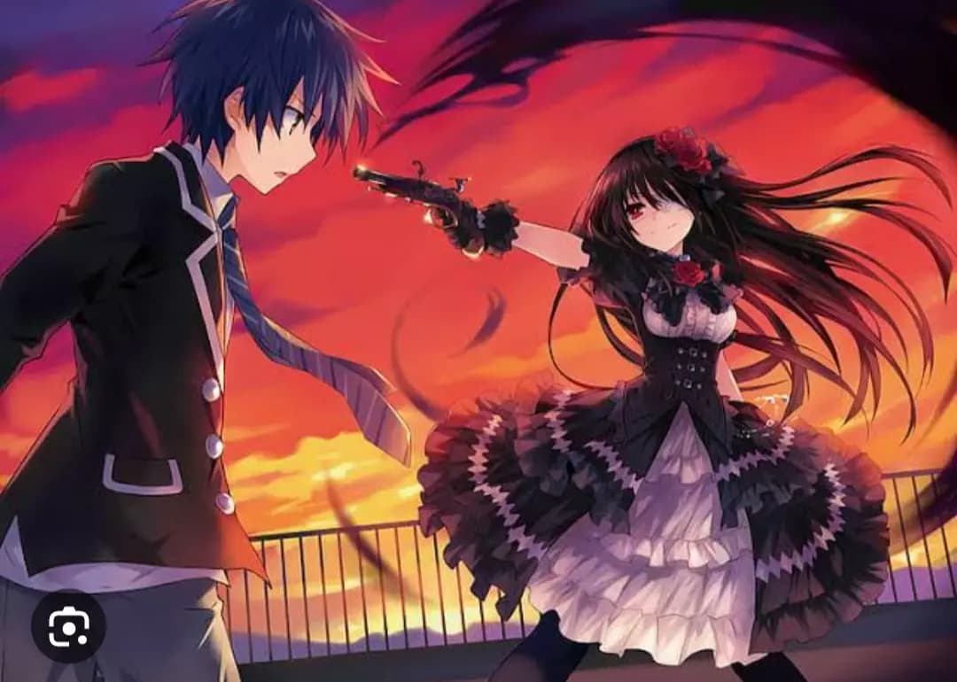 Kurumi and Shido thumbnail