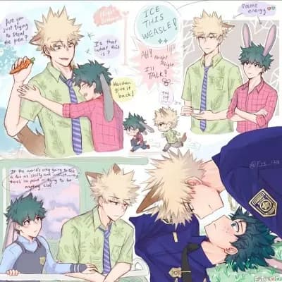 Bakugo the Fox and Izuku the Rabbit thumbnail