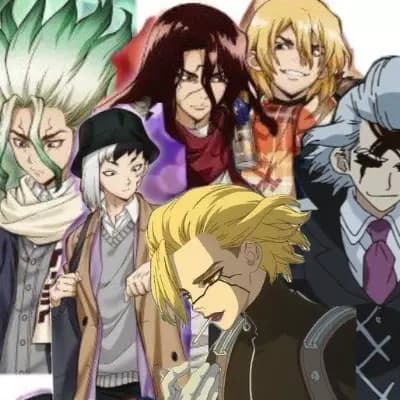 Senku, Gen, Dr. Xeno, Stanley, Tsukasa, Ryusui thumbnail