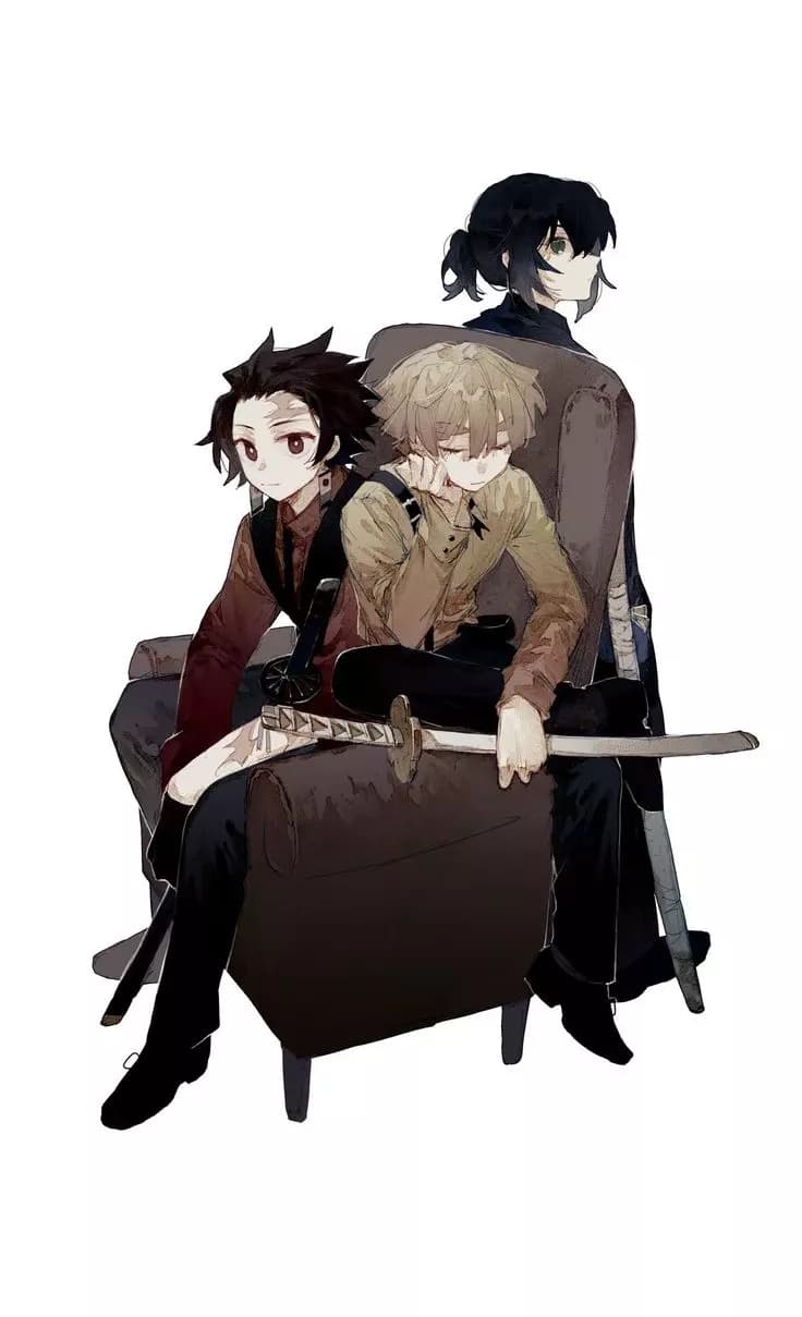 Tanjiro and Zenitsu and Inosuke thumbnail