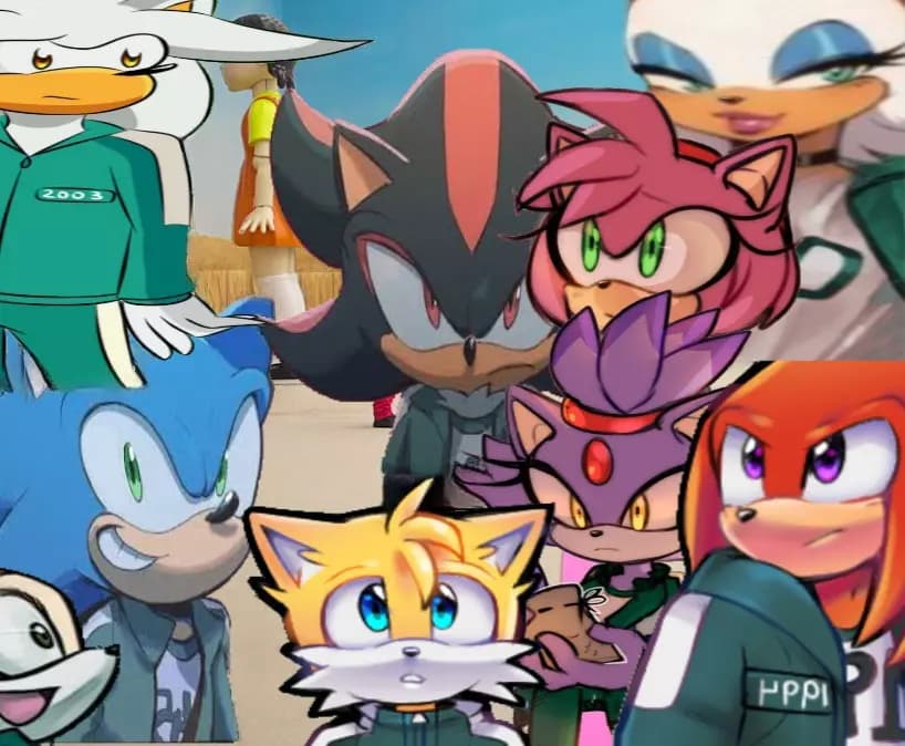 Sonic en Squid game thumbnail