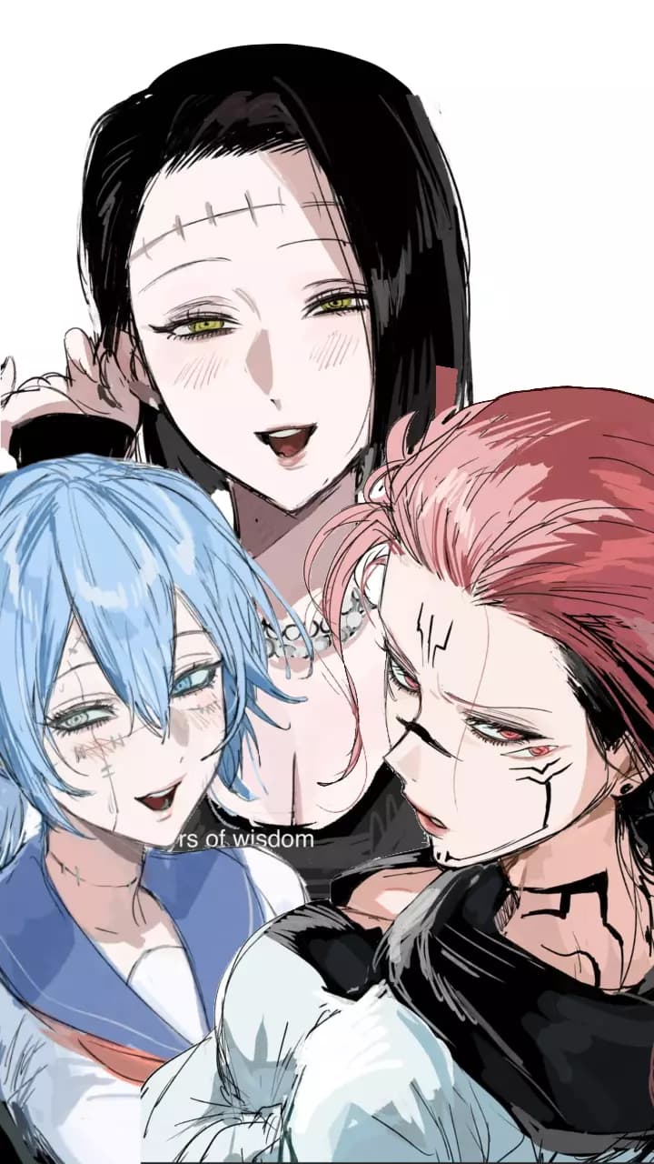 Mahito, Kenjaku and Sukuna feminina thumbnail