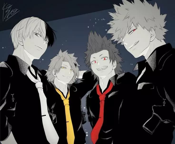 Todoroki, Denki, kirishima And Bakugo thumbnail