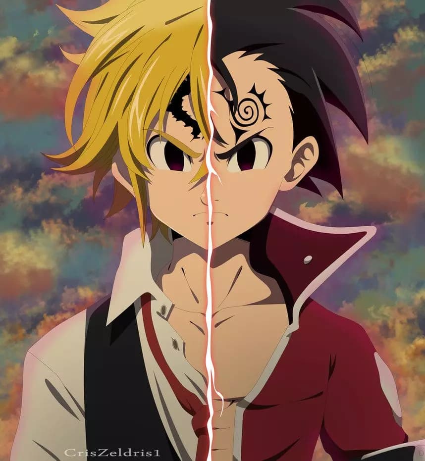 Zeldris and Meliodas thumbnail