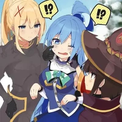 Darkness, aqua, megumin. thumbnail