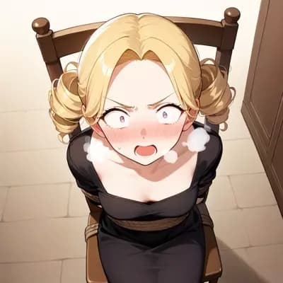 Henrietta, a villain lady holding pee thumbnail