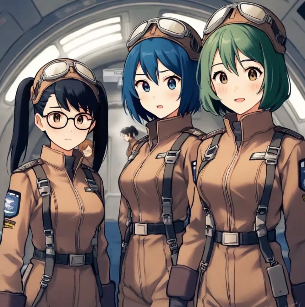 Three crewmate girls. thumbnail