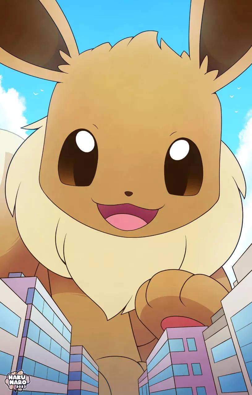 Giant Eevee thumbnail