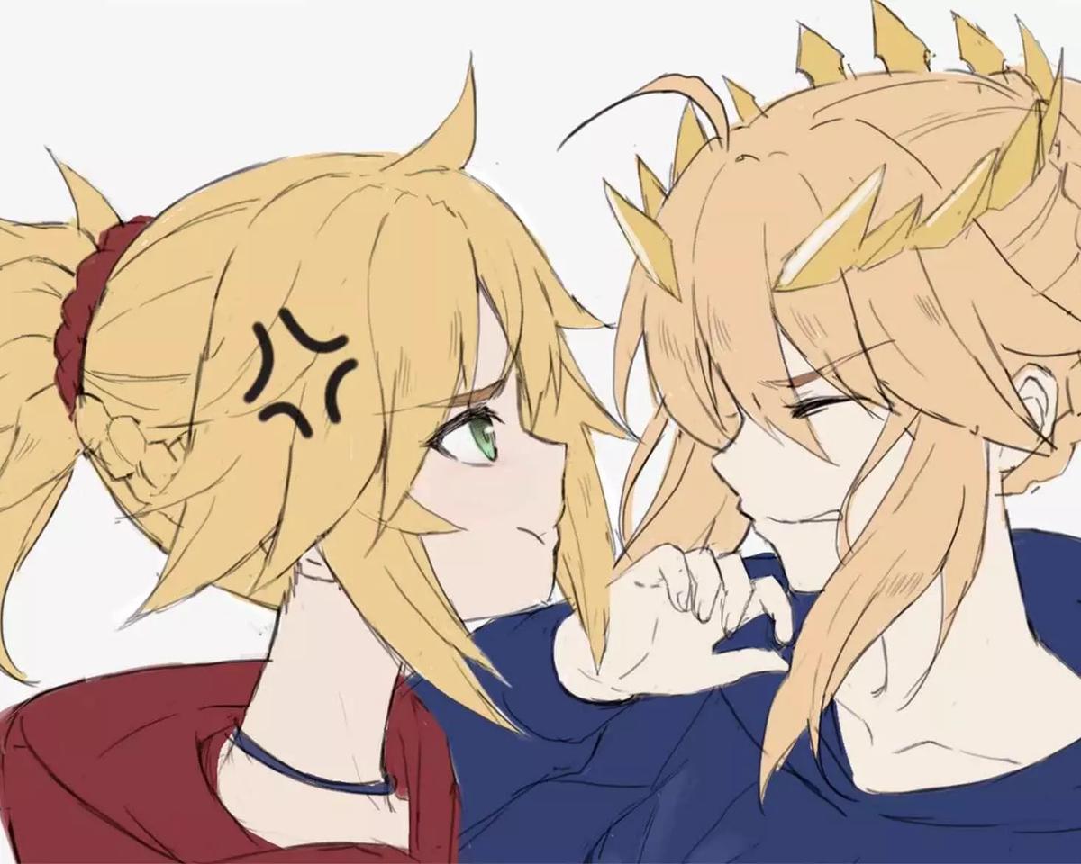 Mordred and Artoria thumbnail
