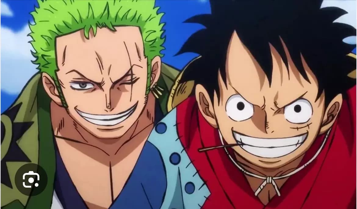 Zoro and luffy thumbnail