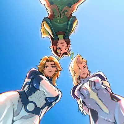 Mantis, Invisible Woman (Susan Storm), and Dagger (Tandy Bowen) thumbnail