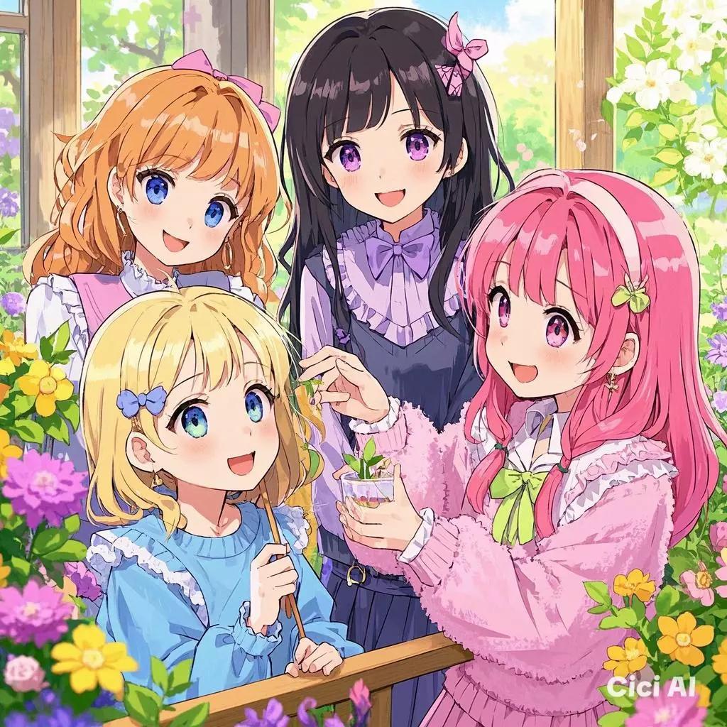 Lili, Sophie, Mia and Emma thumbnail