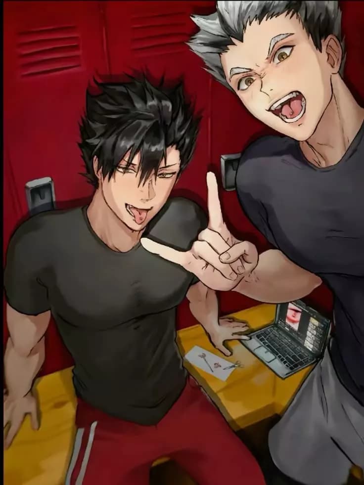 Kuroo e Bokuto. thumbnail