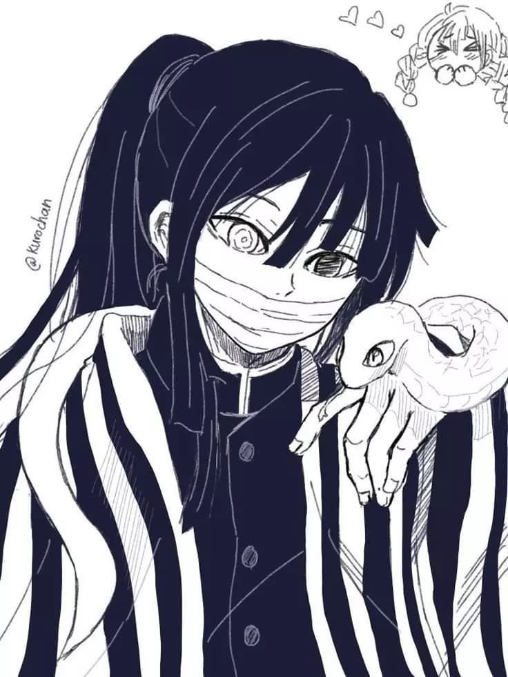 •• Serpent Hashiras - Obanai Iguro (Long hair version) thumbnail