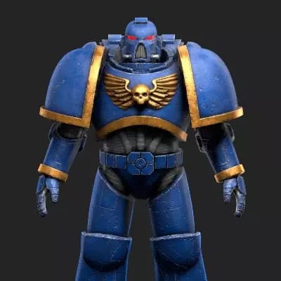 Captain Titus of the Ultramarines Warhammer thumbnail