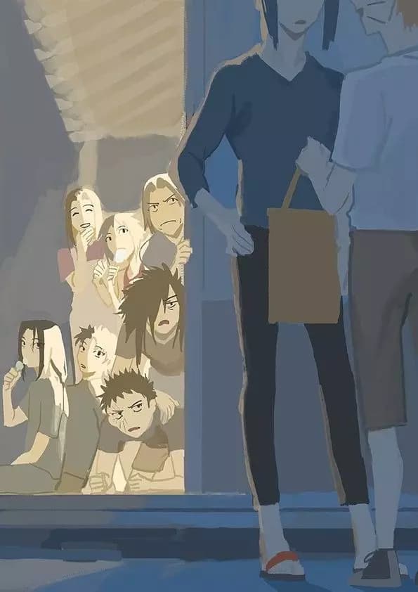 Mikoto, Figaku, Sasuke, Avit, Madara, Itachi, Shishu e Izuna. thumbnail