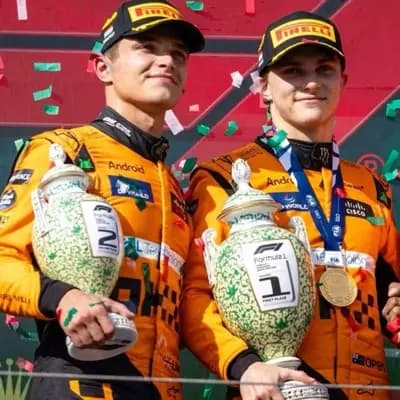 Lando Norris and Oscar Piestri thumbnail
