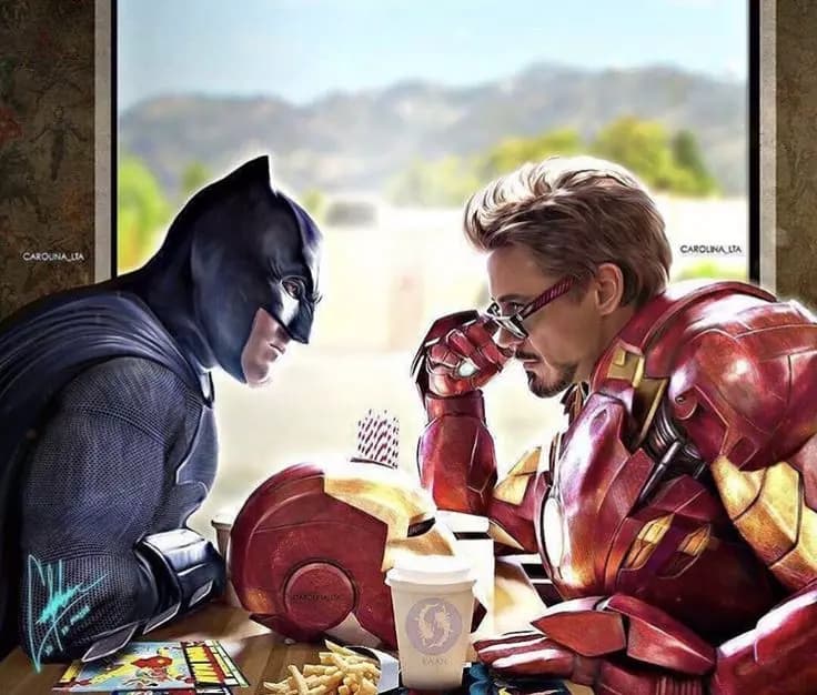 Bruce Wayne (Batman)  and Anthony Stark (Ironman) thumbnail