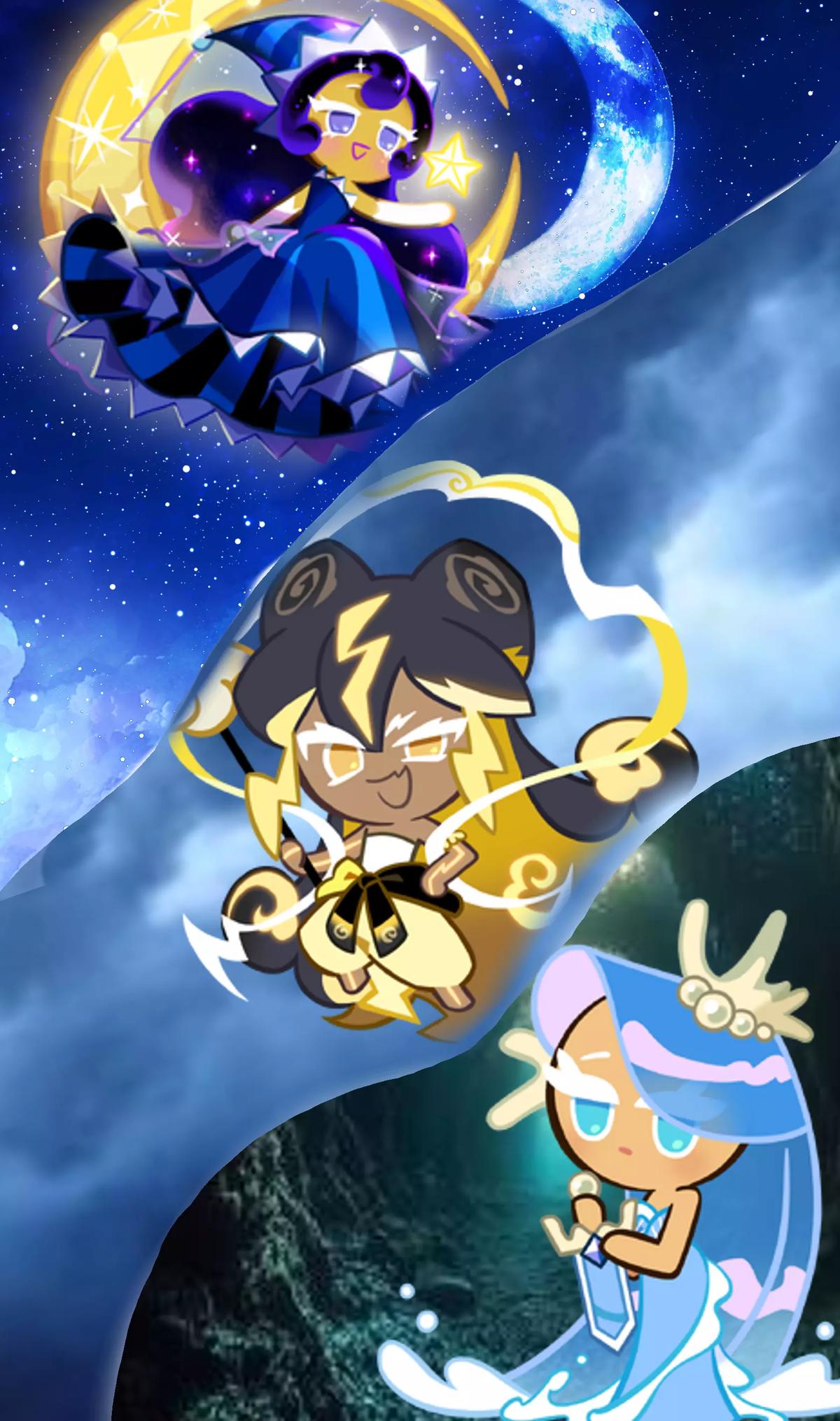 Moonlight Cookie, Sea Fairy Cookie, and Stormbringer Cookie  thumbnail