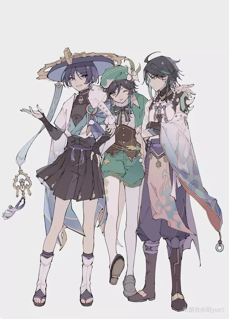 Your roommate Scara, Venti and Xiao thumbnail