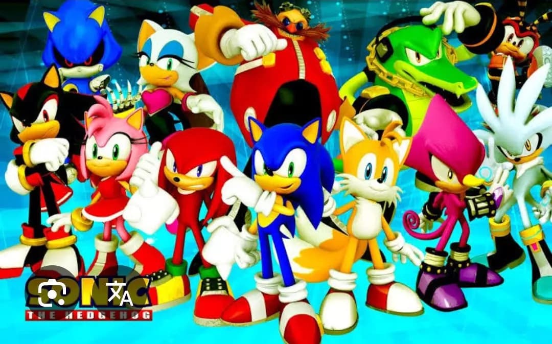 Sonic and his friends thumbnail