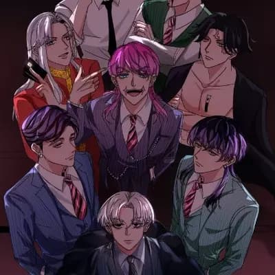 Trapped in the elevator with the Bonten members. thumbnail