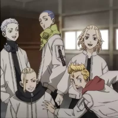 Tokyo Manji Gang Members Draken, Baji, Mikey, Mitsuya, Kazutora, Takemichi thumbnail