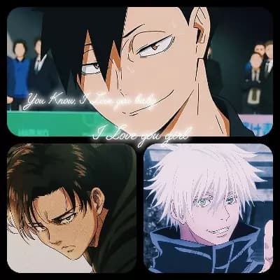 Levi Ackerman, Gojo Satoru and Tetsuro Kuroo thumbnail